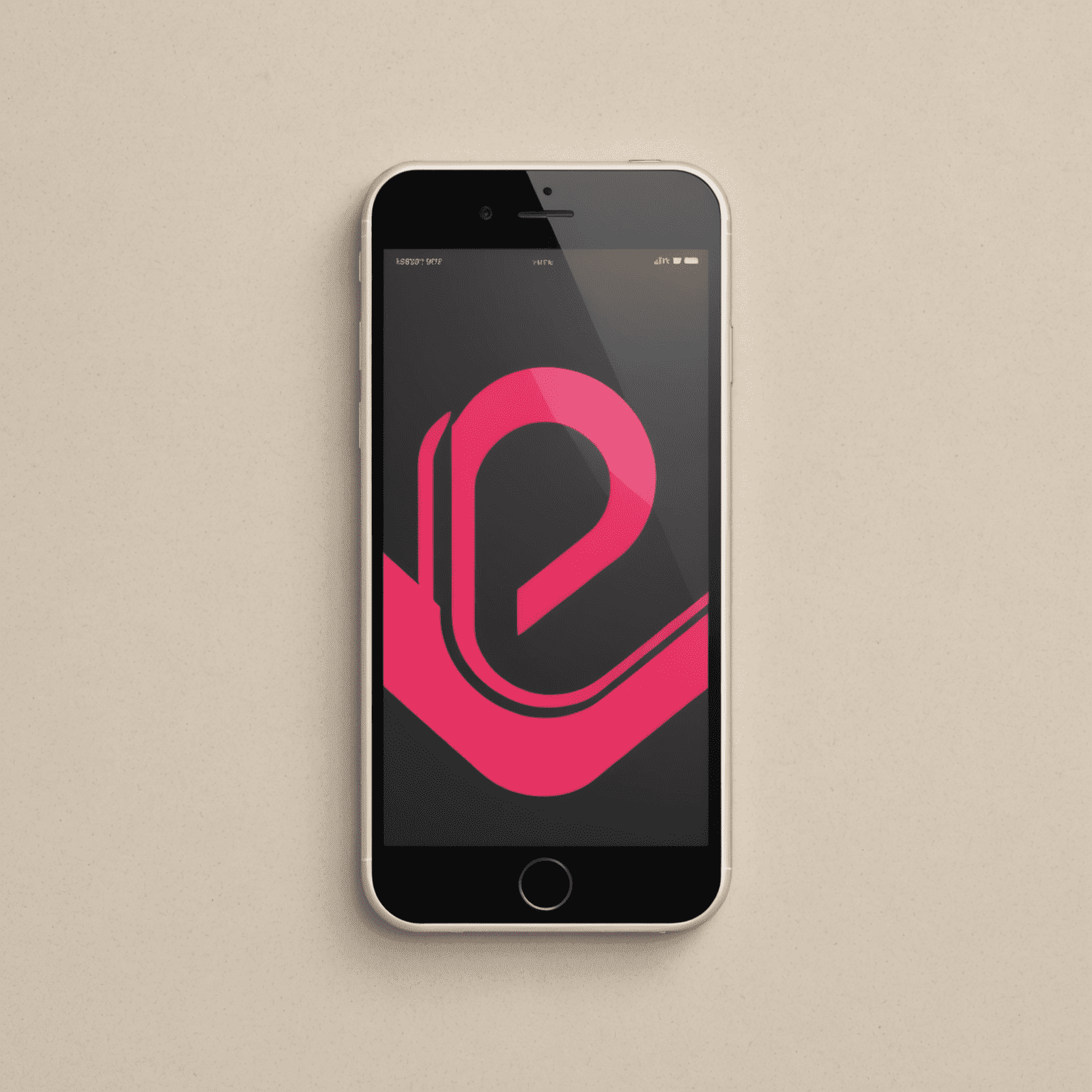 Sembdesar logo featuring a stylized mobile device with red and pink accents